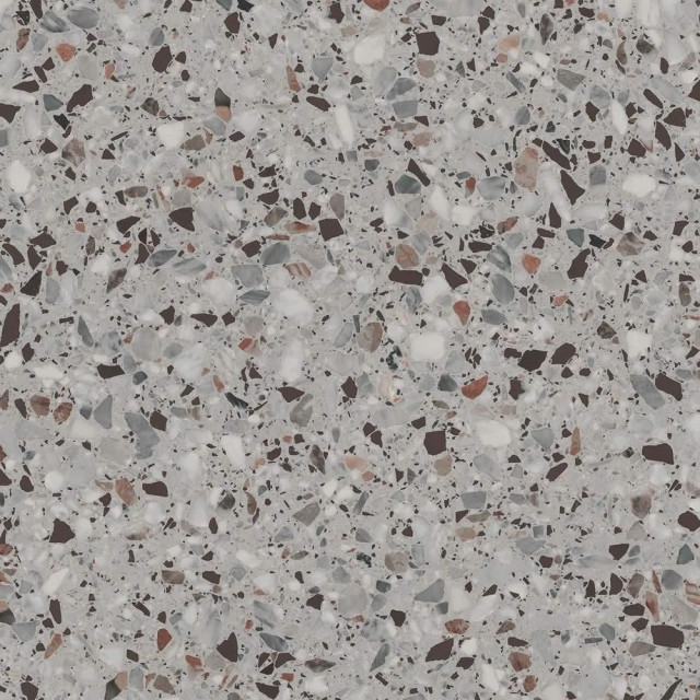 Kutahya Terrazzo Grey Rectified 80x80