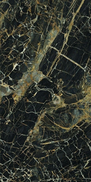Qua Granite Black Golden Full Lap 60x120