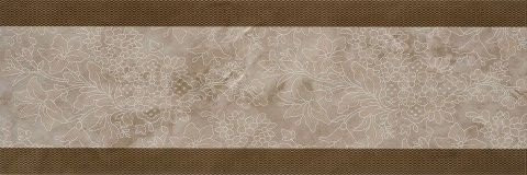 Serra Incanto Brown Floral Decor 30х90