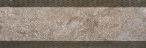 Serra Incanto Anthracite Floral Decor 30х90